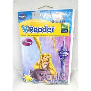 VTech V-Reader Disney Tangled Interactive Game Cartridge | Educational Reading